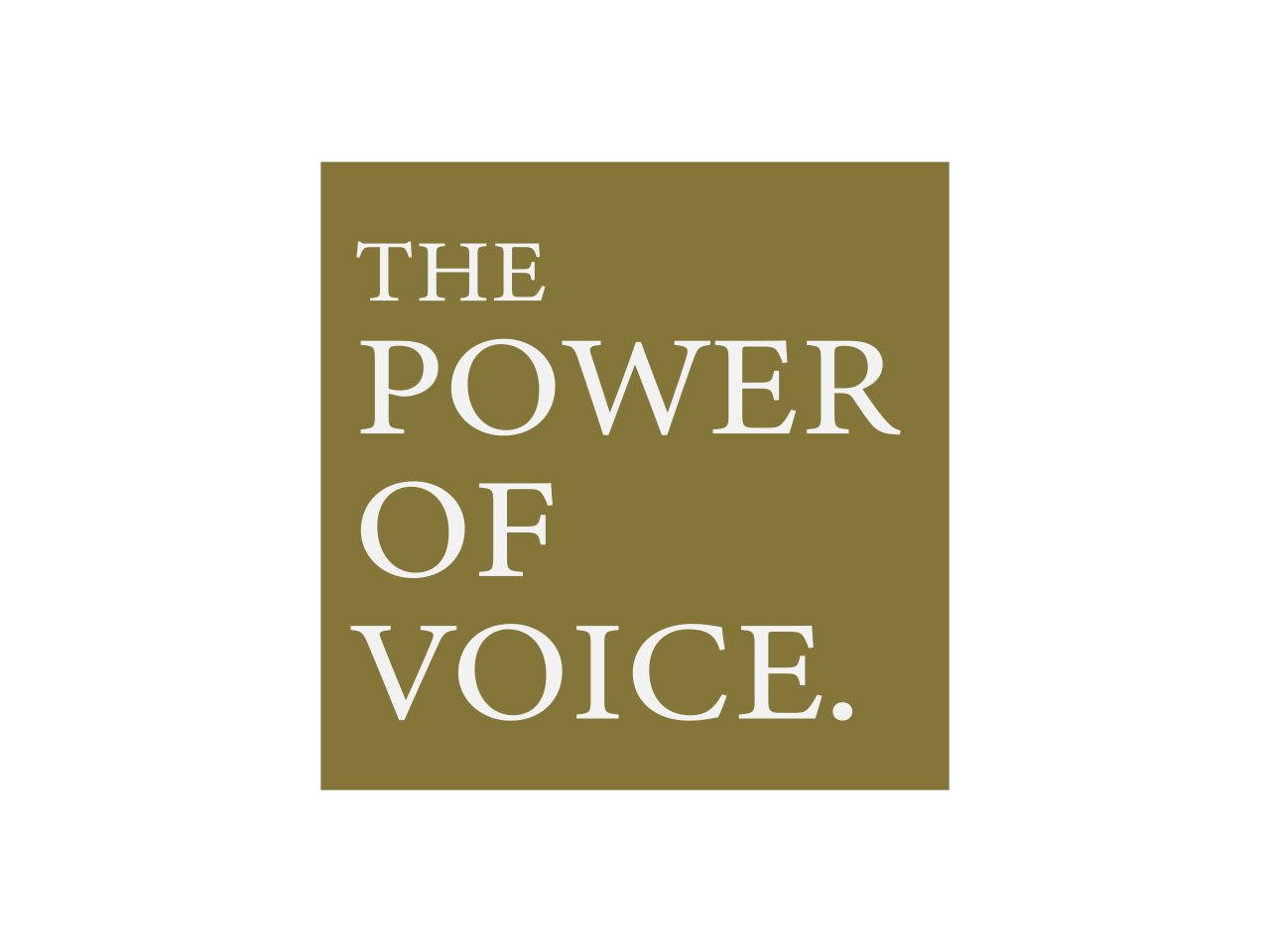 “THE POWER OF VOICE.” Website Goes Live